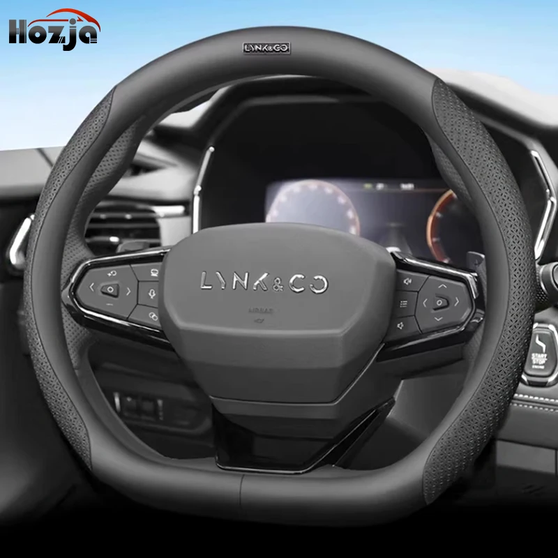For Lynk&Co 01 2021 2021 2022 2023 Steering Wheel Cover 12color Non-slip Carbon Fiber Bicolor Leather Car Accessories
For Lynk&Co 01 2021 2021 2022 2023 Steering Wheel Cover 12color Non-slip Carbon Fiber Bicolor Leather Car Accessories