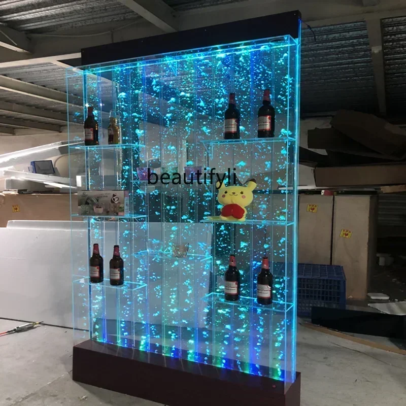 Water Curtain Wall Wine Cabinet Screen Living Room Decoration Hallway Partition Water Wall Acrylic Bubble Wall
Water Curtain Wall Wine Cabinet Screen Living Room Decoration Hallway Partition Water Wall Acrylic Bubble Wall