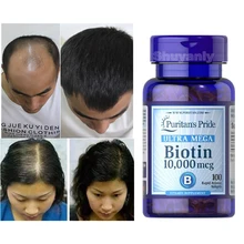 

US Puritan's Pride PREMIUM ULTRA MEGA Biotin10000mcg B 50 Softgels,Biotin Adult B7 Vitamin H,Prevent Hair Loss Hair Health