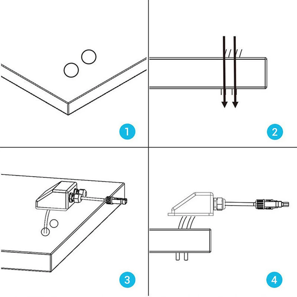 Single/Double Wire Motorhome Caravan Boat Junction Box Roof Wire Entry Cable Connector Holder Entry Gland Box Camper Accessories Single/Double Wire Motorhome Caravan Boat Junction Box Roof Wire Entry Cable Connector Holder Entry Gland Box Camper Accessories