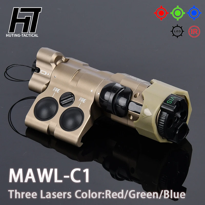 MAWL C1 Metal Tactical Laser Airsoft CNC Upgraded LED Surefir M300 M600 Flashlight Modlit PLHv2 Weapon Light 1000 Lumens Switch
MAWL C1 Metal Tactical Laser Airsoft CNC Upgraded LED Surefir M300 M600 Flashlight Modlit PLHv2 Weapon Light 1000 Lumens Switch