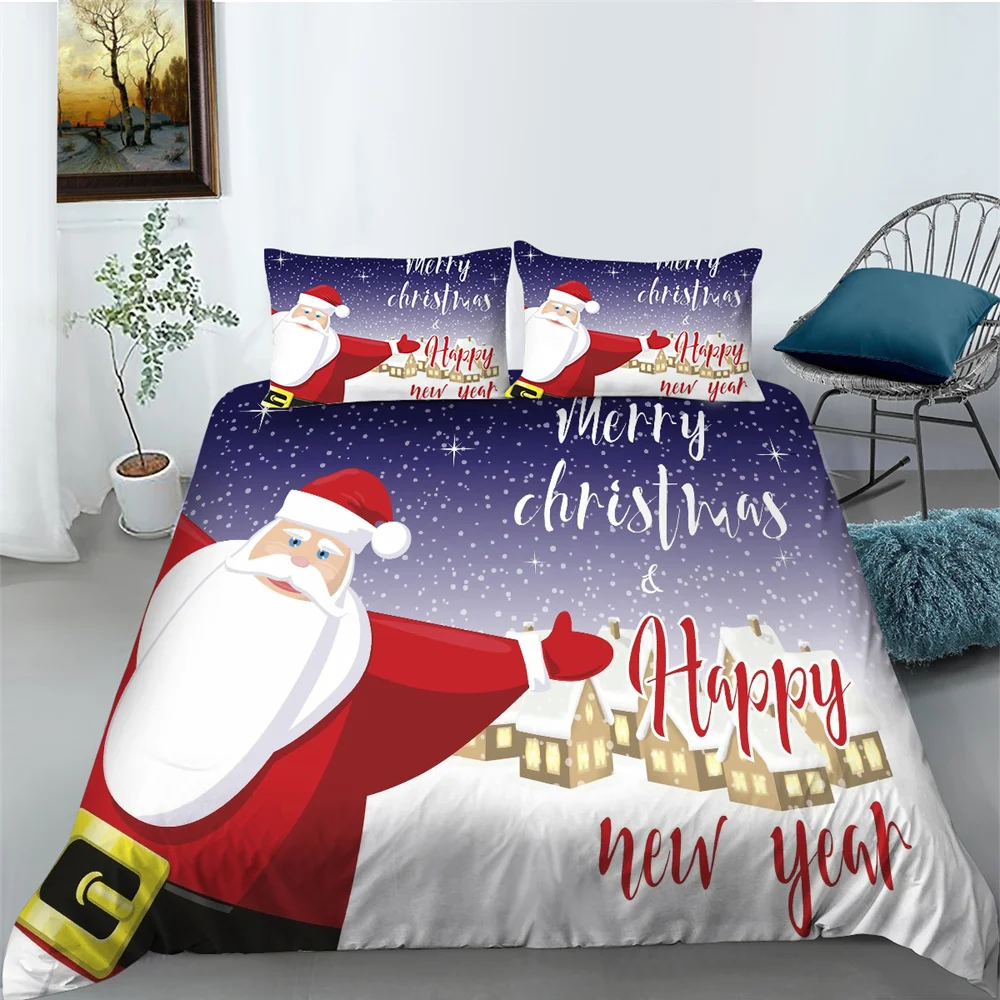 Bedding Sets Fashionable Duvet Covers Christmas Home Bedclothes Microfiber Boys Girls Single Double Size Bedroom Decor
Bedding Sets Fashionable Duvet Covers Christmas Home Bedclothes Microfiber Boys Girls Single Double Size Bedroom Decor