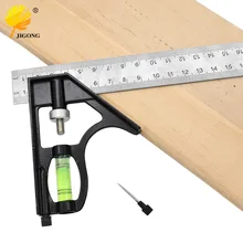 Angle Square Measuring Tools Set Precise Stainless Steel Aluminium Durable Adjustable Combination Spirit Level 12