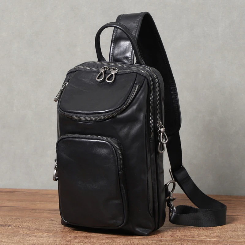 AETOO New men's chest bag Europe and America retro large capacity single shoulder bag crossbody bag head layer cowhide men's ch
AETOO New men's chest bag Europe and America retro large capacity single shoulder bag crossbody bag head layer cowhide men's ch