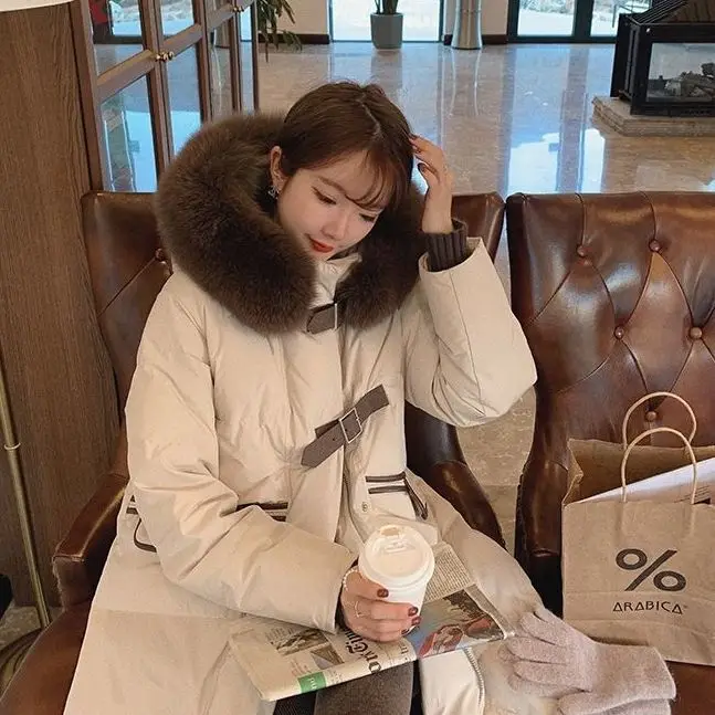 2023 Winter Jacket New Loose Down Jacket Women's Patchwork Warm Down Coat Korean Hooded Real Fox Fur Collar Casual Jacket D147
2023 Winter Jacket New Loose Down Jacket Women's Patchwork Warm Down Coat Korean Hooded Real Fox Fur Collar Casual Jacket D147