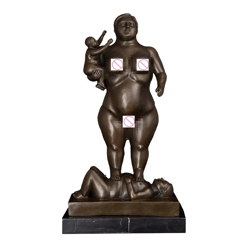 XN-289 домашний декор, бронзовая женская статуэтка от Botero, Классическая античная скульптура, статуэтка, коллекционная Статуэтка