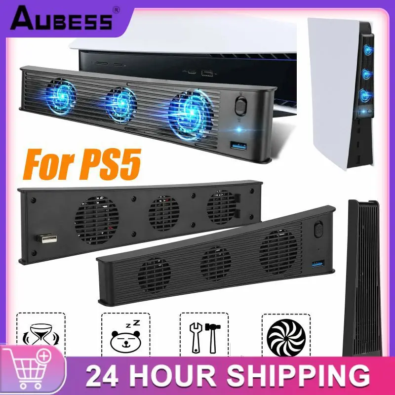 Вентилятор охлаждения для хоста консоли, аксессуары для игр, синяя светодиодная подсветка для Ps5, радиатор с 3 вентиляторами для Ps5, вентилятор охлаждения
Вентилятор охлаждения для хоста консоли, аксессуары для игр, синяя светодиодная подсветка для Ps5, радиатор с 3 вентиляторами для Ps5, вентилятор охлаждения