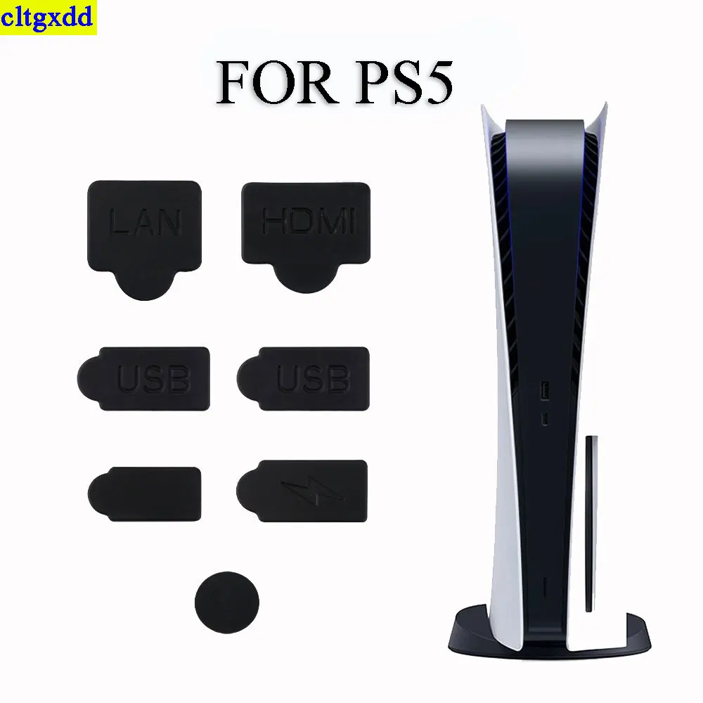 1 set FOR PS5 game console dust plug Silicone dust cover PS5 game console accessories dust plug
1 set FOR PS5 game console dust plug Silicone dust cover PS5 game console accessories dust plug