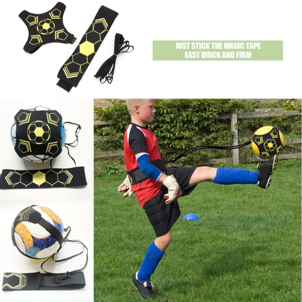 

Футбольный мяч, сумка для очков, детский вспомогательный тренировочный пояс для взрослых, тренировочное оборудование для футбола G9v1