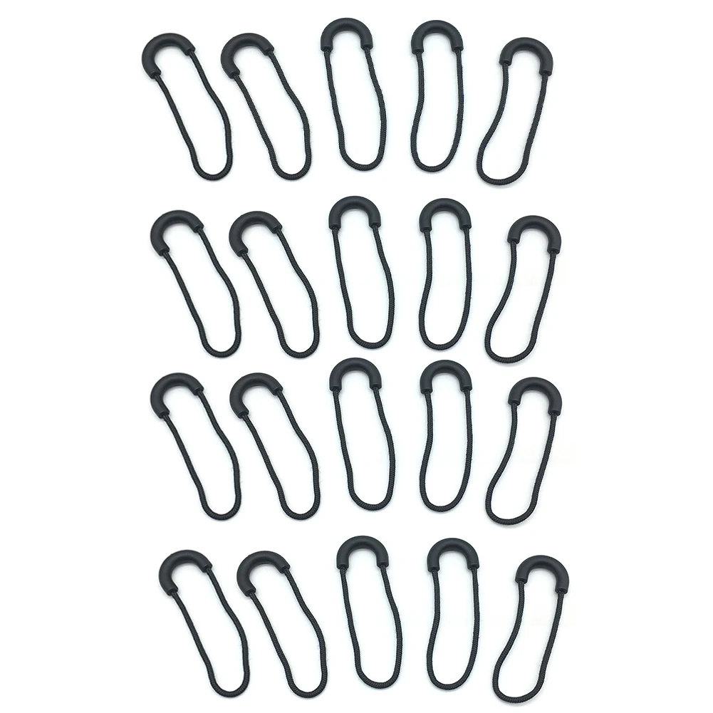 20pcs Zippers Pulls Cord Rope Rubber Nylon Zippers Drawstring For Hiking Clothing Backpack Replacement Conventional Zippers
20pcs Zippers Pulls Cord Rope Rubber Nylon Zippers Drawstring For Hiking Clothing Backpack Replacement Conventional Zippers