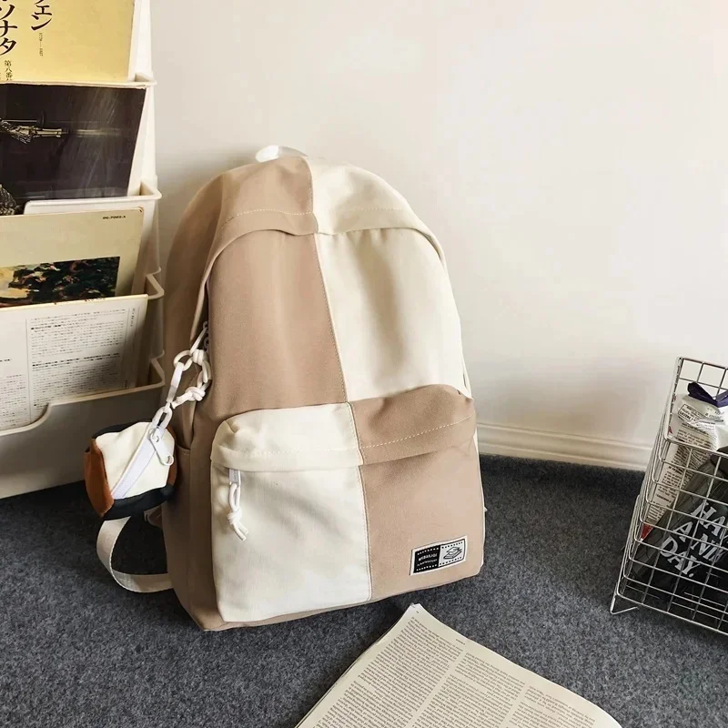 Модный женский студенческий рюкзак для колледжа, Женская милая нейлоновая школьная сумка для ноутбука для девочек, Лоскутная Водонепроницаемая дорожная книга
Модный женский студенческий рюкзак для колледжа, Женская милая нейлоновая школьная сумка для ноутбука для девочек, Лоскутная Водонепроницаемая дорожная книга