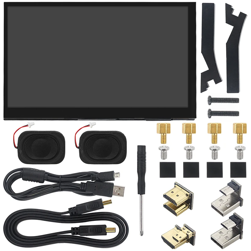 10.1 Inch IPS LCD for Raspberry Pi 5 / 4 Touch Screen 1024x600 / 1280x800 Display with Holder Monitor for Raspberry Pi 5 4B PC 10.1 Inch IPS LCD for Raspberry Pi 5 / 4 Touch Screen 1024x600 / 1280x800 Display with Holder Monitor for Raspberry Pi 5 4B PC