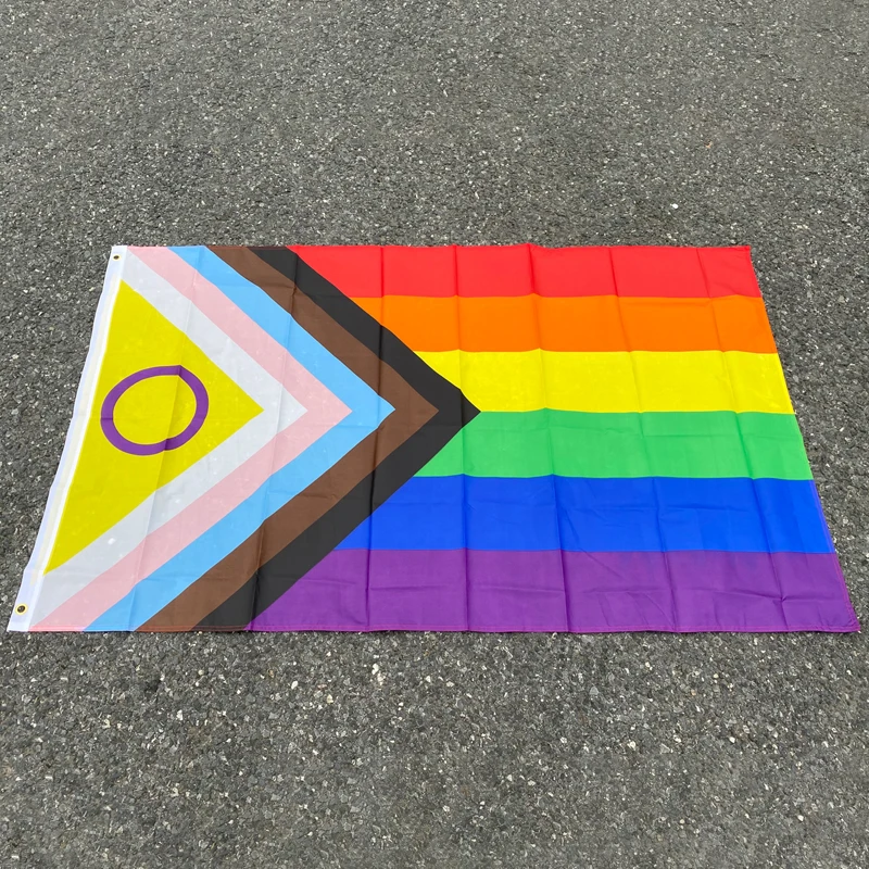 Aerlxemrbrae 90*150cm Progress Pride Flag Gets Redesign to Better Represent Intersex People LGBT Rainbow Flags
Aerlxemrbrae 90*150cm Progress Pride Flag Gets Redesign to Better Represent Intersex People LGBT Rainbow Flags