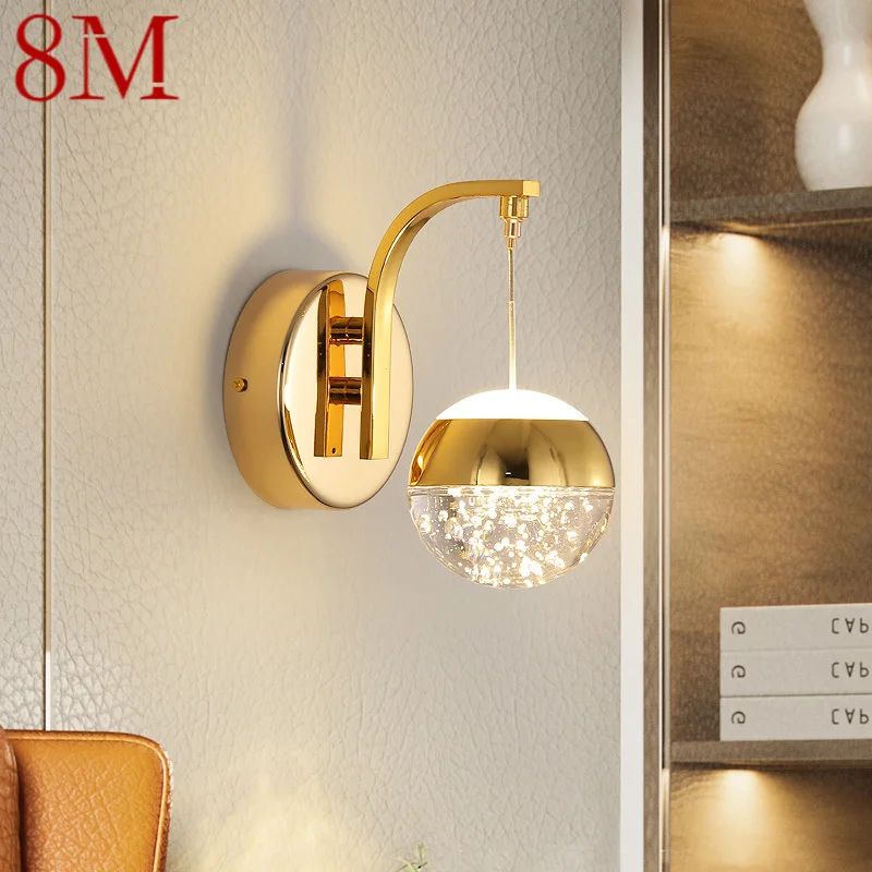 8M Nordic Wall Lamp Simple Crystal Bubble Sconce Light LED Fixtures For Home Living Room Bedroom Decorative
8M Nordic Wall Lamp Simple Crystal Bubble Sconce Light LED Fixtures For Home Living Room Bedroom Decorative