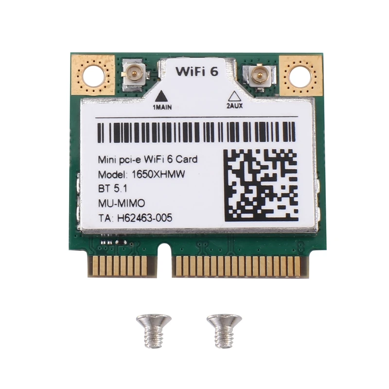 1650X 1650XHMW AX200 Wi-Fi карта двухдиапазонный 2400 Мбит/с Bluetooth 5,1 мини Pcie Гигабитный беспроводной адаптер карта Поддержка Win11
1650X 1650XHMW AX200 Wi-Fi карта двухдиапазонный 2400 Мбит/с Bluetooth 5,1 мини Pcie Гигабитный беспроводной адаптер карта Поддержка Win11