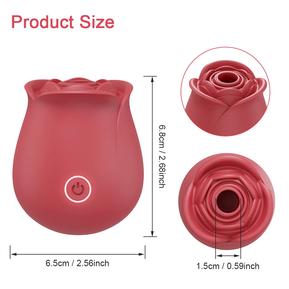 Rose Shape Vagina Sucking Vibrator Female Nipple Sucker Oral Licking Clitoris Clit Stimulation Powerful for Women Adult Sex Toys Rose Shape Vagina Sucking Vibrator Female Nipple Sucker Oral Licking Clitoris Clit Stimulation Powerful for Women Adult Sex Toys
