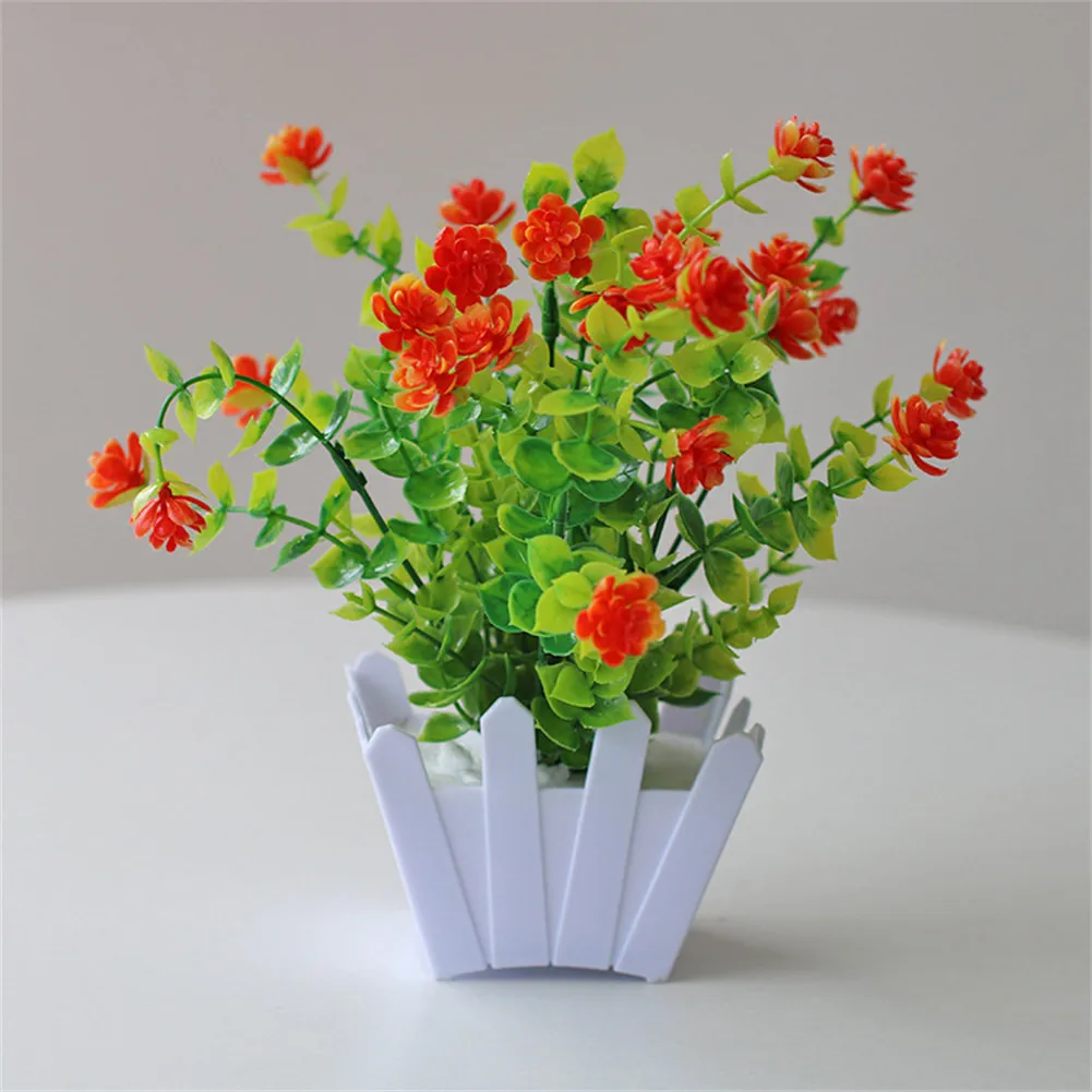 Artificial Plastic Flower Plant Bonsai Creative Flowers Fake False Plants Potted Outdoor Garden Home Waterproof Flower Pot Decor
Artificial Plastic Flower Plant Bonsai Creative Flowers Fake False Plants Potted Outdoor Garden Home Waterproof Flower Pot Decor