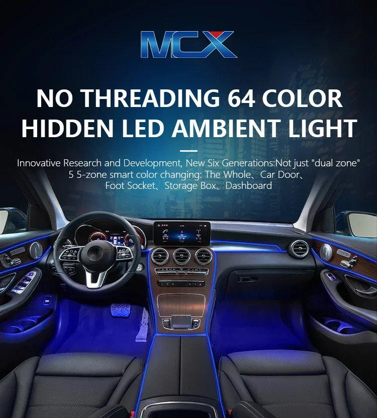 MCX Smart App Remote Control Strip For Cars Led Atmosphere Light Car Interior Decorative Ambient Light For Honda Fit 2021-2022
MCX Smart App Remote Control Strip For Cars Led Atmosphere Light Car Interior Decorative Ambient Light For Honda Fit 2021-2022