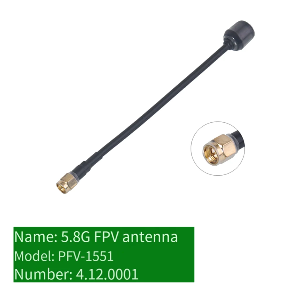 Антенна 5,8G Lollipop с круговой поляризацией RHCP LHCP SMA/RP-SMA MMCX IPEX, Правосторонняя антенна SMA, штыревая головка, испытательные детали оборудования
Антенна 5,8G Lollipop с круговой поляризацией RHCP LHCP SMA/RP-SMA MMCX IPEX, Правосторонняя антенна SMA, штыревая головка, испытательные детали оборудования