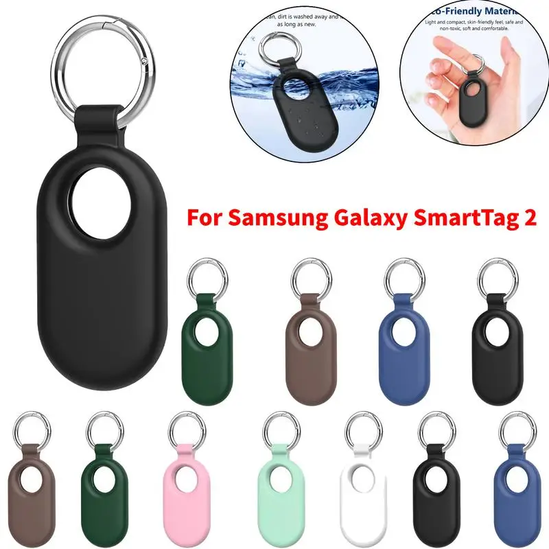 Silicone Cover For Samsung Galaxy Smart Tag 2 protection Waterproof Locator Tracker Case Keychain Anti-lost smart ring Cover
Silicone Cover For Samsung Galaxy Smart Tag 2 protection Waterproof Locator Tracker Case Keychain Anti-lost smart ring Cover