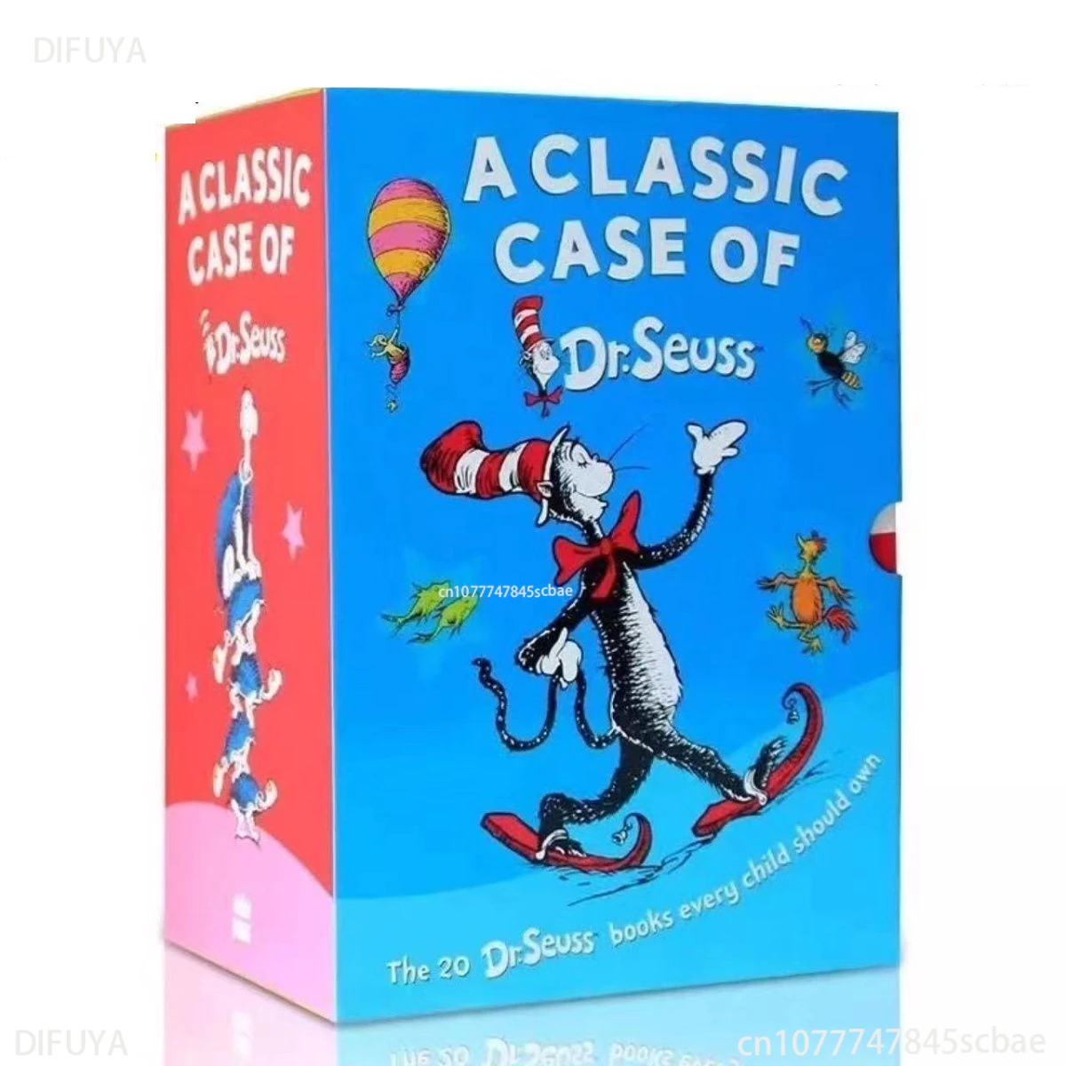 

20 Books A Classic Case of Dr. Seuss Series Interesting Story Children's Picture English Books Kids Learning Toys