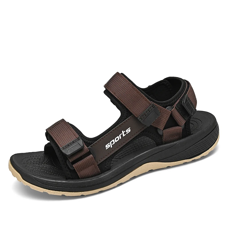 

Men's Sandals 2024 Summer Men's Roman Shoes Casual Beach Shoes Comfortable and Lightweight Outdoor Flip Flop Sandals