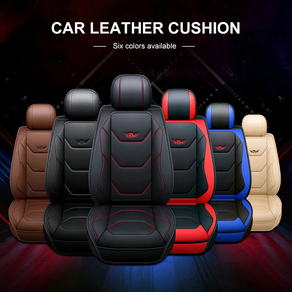 Luxury Leather Car Seat Cover Set Universal Fit For Most Auto Chair Protector Pads Comfort Car Front rear seats Cushion Mat
Luxury Leather Car Seat Cover Set Universal Fit For Most Auto Chair Protector Pads Comfort Car Front rear seats Cushion Mat