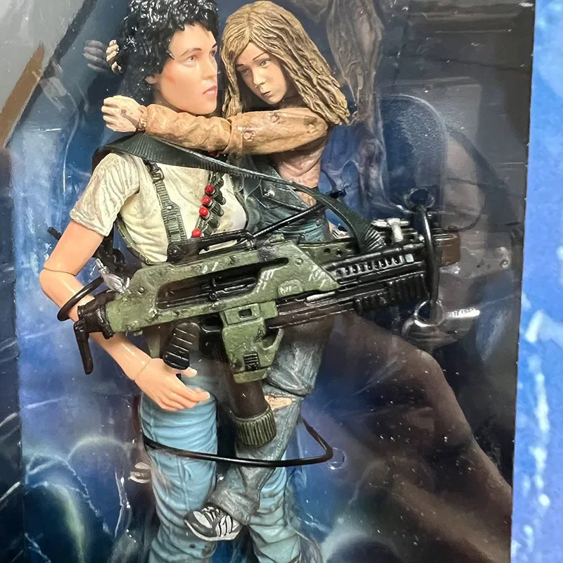 

Neca New Uncapped First Edition Alien 2 Ripley And Newt 30th Anniversary Twin Set 7-inch Action Figure Collection Model Gifts