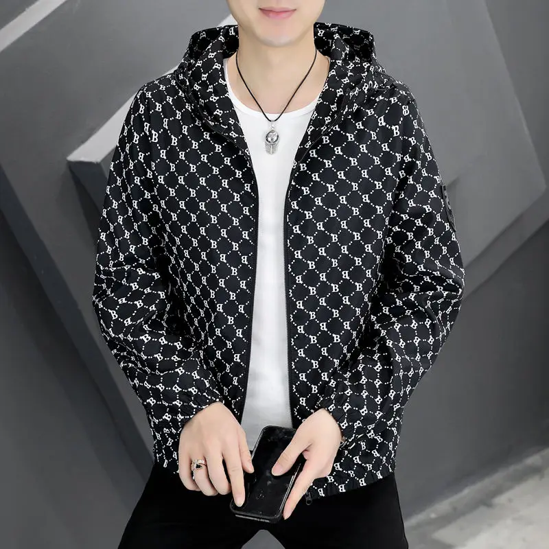 Spring and Autumn Men's Jacket New Trend Casual Hooded Fashion Youth Thin Jacket Men's Korean Version
Spring and Autumn Men's Jacket New Trend Casual Hooded Fashion Youth Thin Jacket Men's Korean Version