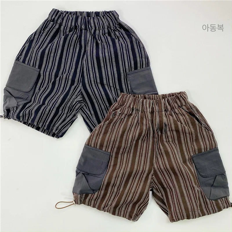 2023 Summer Baby Boys Linen Cotton Shorts Striped Korean Style Kids Loose Casual Shorts Knee Length Wide Leg Lantern Trousers
2023 Summer Baby Boys Linen Cotton Shorts Striped Korean Style Kids Loose Casual Shorts Knee Length Wide Leg Lantern Trousers