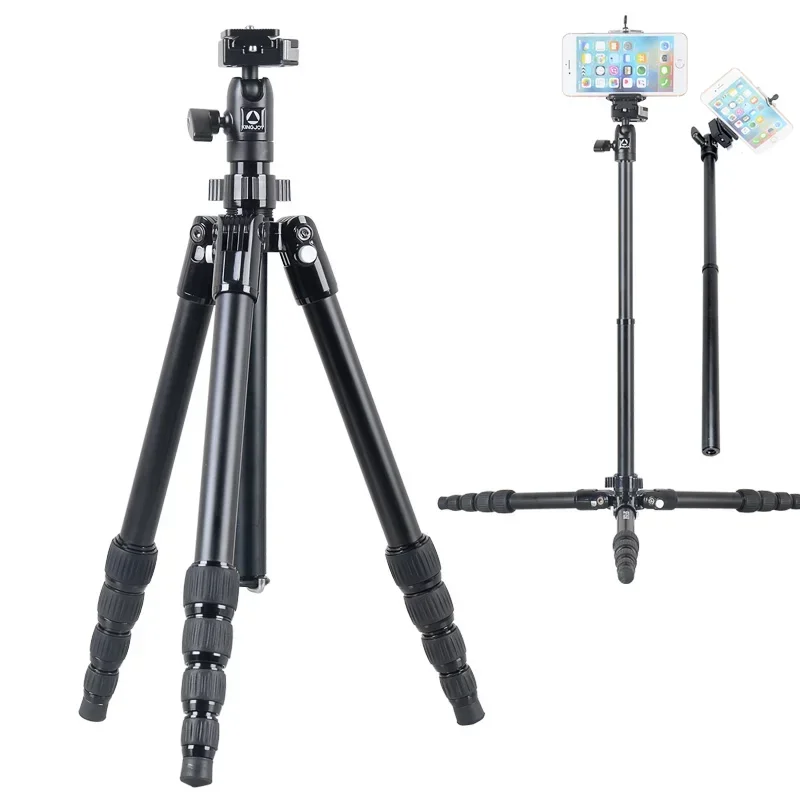 

2018 Kingjoy swift fashionable lightweight aluminum camera outdoor tripod for mobile phone with selfie stick