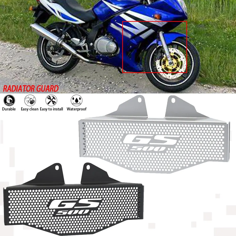 

FOR SUZUKI GS500 2004-2016 GS500F 2004-2012 GS 500F K4/K5/K6/FUK4/K5/K6 Motorcycle Oil Cooler guard Radiator Grille Guard Cover