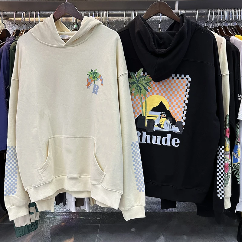 Apricot Black RHUDE Pullover Hoodies Men Women 1:1 Casual Loose High Street Fashion Pocket Terry With Tags Hooded Sweatshirts
Apricot Black RHUDE Pullover Hoodies Men Women 1:1 Casual Loose High Street Fashion Pocket Terry With Tags Hooded Sweatshirts