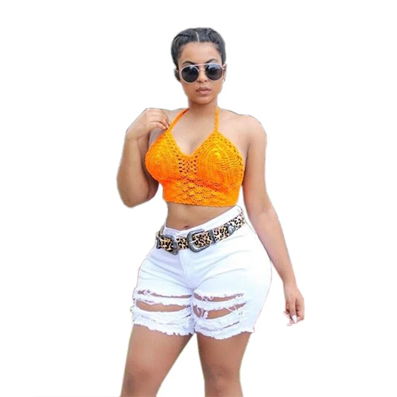 

Women Denim Shorts Summer Destroyed Hole Jeans Fashion Casual Pants Short For Woman Pantalones Cortos Ripped Femme Ropa Mujer
