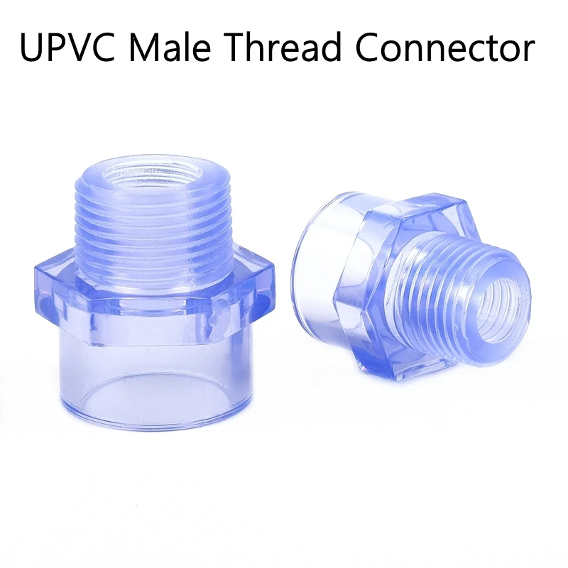 2~5PCS I.D 20mm-63mm Transparent Blue UPVC Male Thread Connector Aquarium Fish Tank Garden Water Drainage Tube Joints Accessorie
2~5PCS I.D 20mm-63mm Transparent Blue UPVC Male Thread Connector Aquarium Fish Tank Garden Water Drainage Tube Joints Accessorie