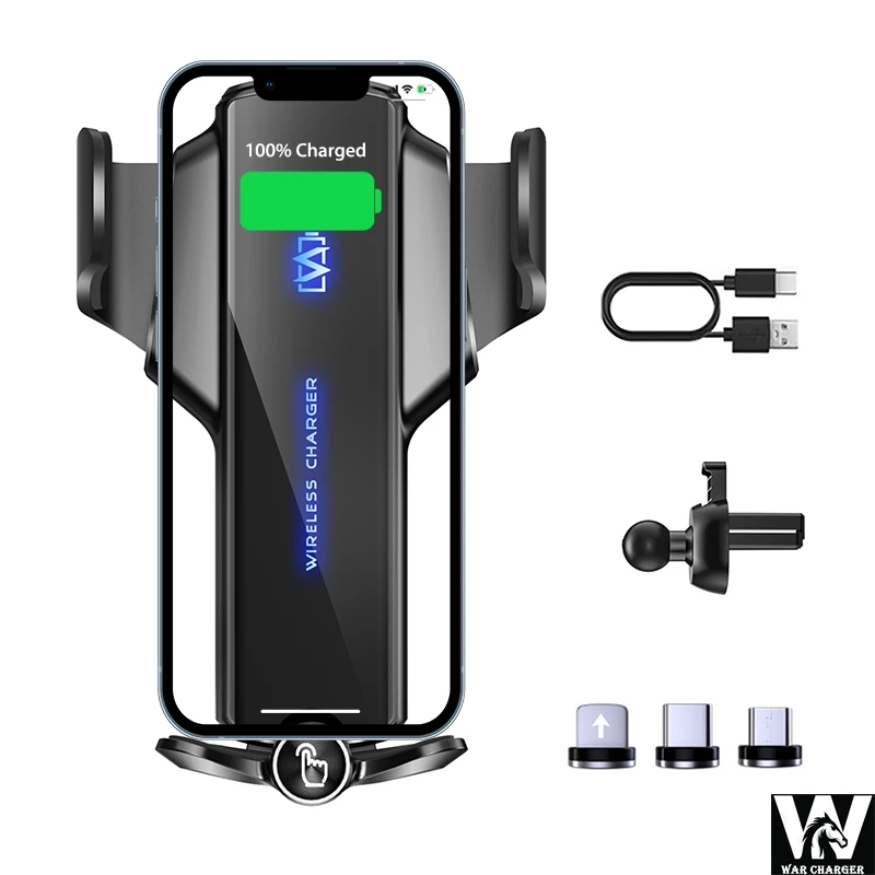 Car Phone Holder Qi Wireless Charger Phone Car Air Vent Fast Charging Phone Stand
Car Phone Holder Qi Wireless Charger Phone Car Air Vent Fast Charging Phone Stand