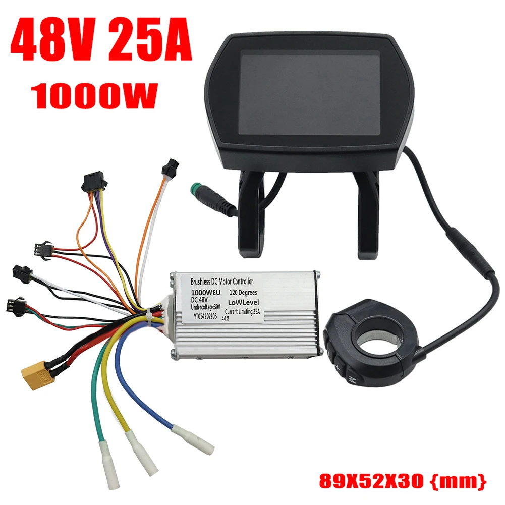 

1000W 48V Motor Controller With LCD Display Digital Meter For G2 Pro For 10 Inch Electric Scooter Controller Accessories