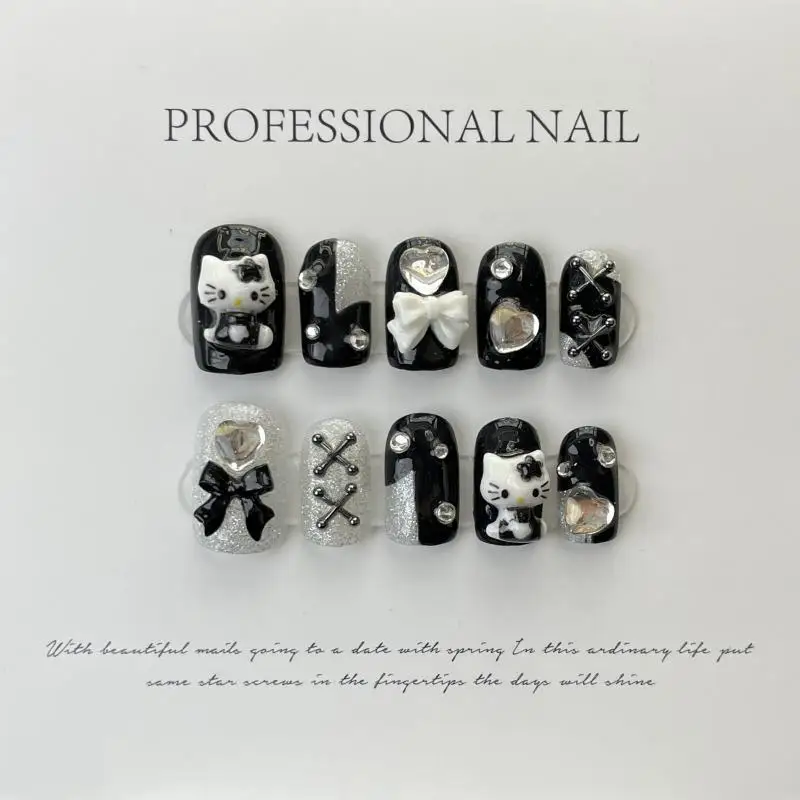 New Kawaii Hellokitty Nail Art Stickers Reusable Innovation Handmade Sobriety Beauty Daily Accessories Girls Birthday Gifts
New Kawaii Hellokitty Nail Art Stickers Reusable Innovation Handmade Sobriety Beauty Daily Accessories Girls Birthday Gifts