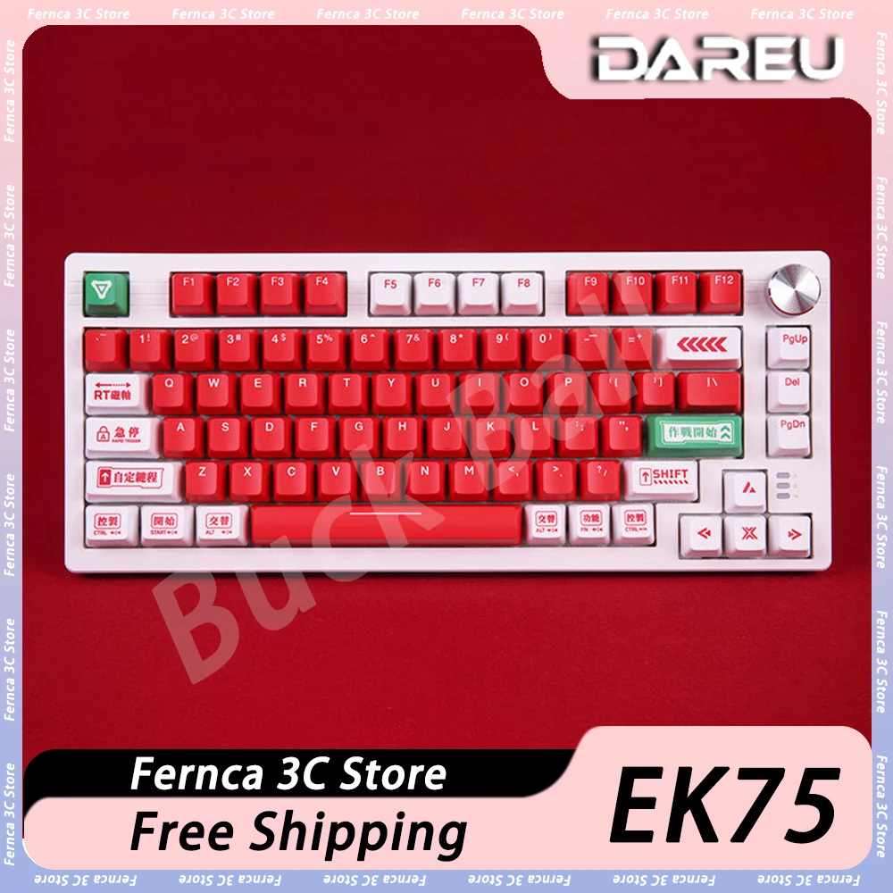 Dare EK75 Magnetic Switch Mechanical Keyboard Low Delay RGB Backlight Gaming Keyboard PBT Keycaps Pc Gamer Accessories Varolant
Dare EK75 Magnetic Switch Mechanical Keyboard Low Delay RGB Backlight Gaming Keyboard PBT Keycaps Pc Gamer Accessories Varolant