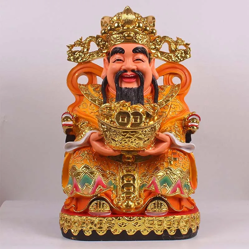 

Wholesale Buddha God statue HOME SHOP Altar Bring money Good luck God of wealth Recruit wealth CAI SHEN YE Mammon buddha statue