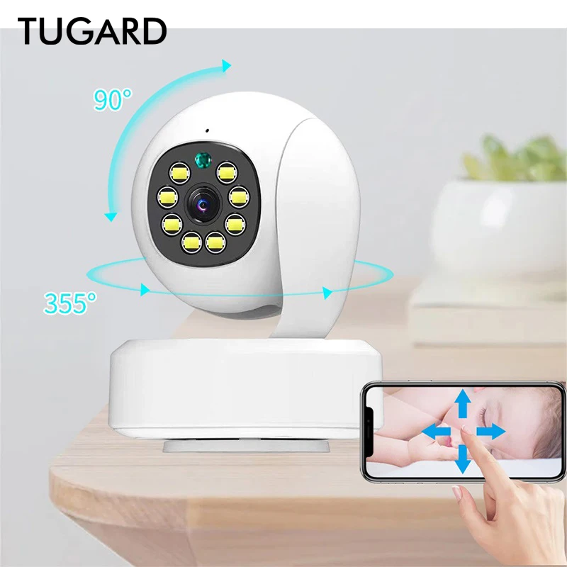

TUGARD Indoor IP Camera 4K WiFi Camera Night Vision Auto Tracking Wireless Security Home CCTV Surveillance Cameras for Tuya App