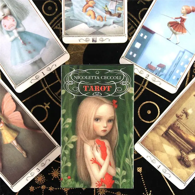 Nicoletta Ceccoli Tarot Cards Deck Oracle English Visions Divination Edition Borad Playing Games Party Astrology Cards
Nicoletta Ceccoli Tarot Cards Deck Oracle English Visions Divination Edition Borad Playing Games Party Astrology Cards
