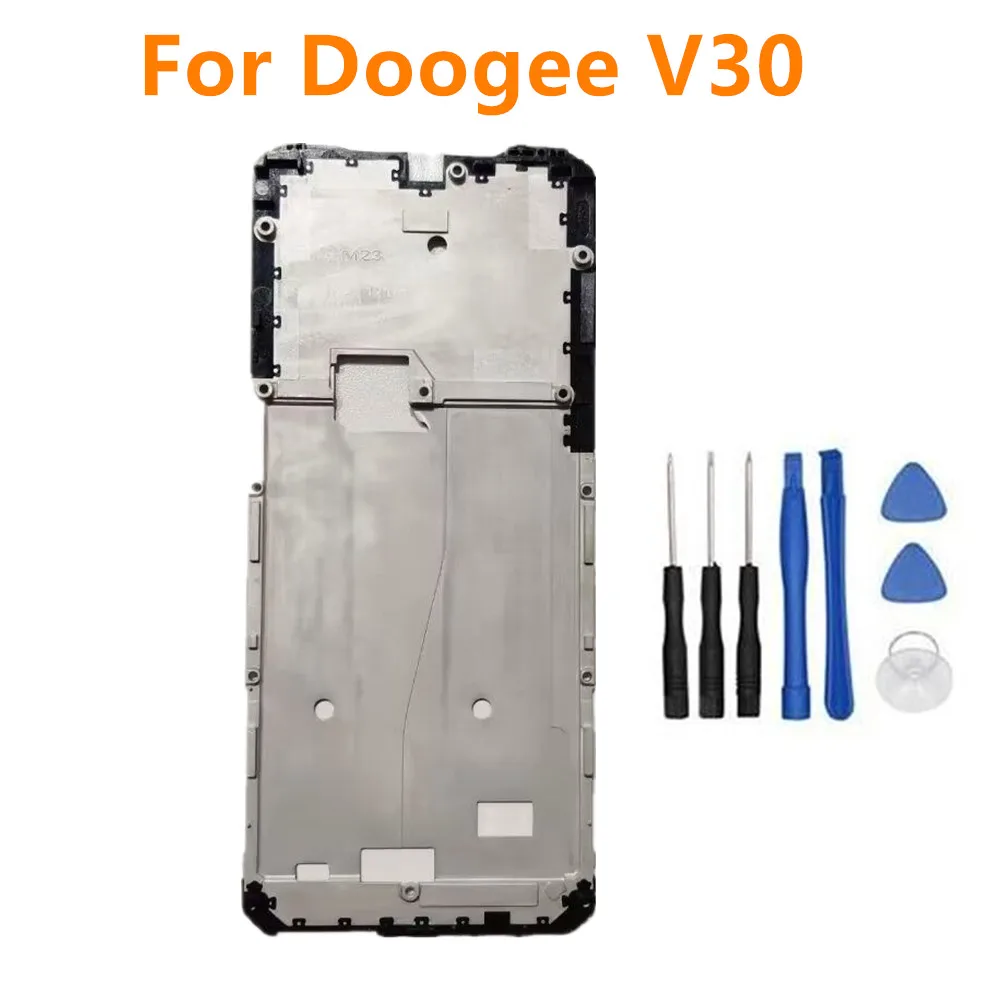 

Новинка, оригинальный металлический корпус средней рамки для телефона Doogee V30 диагональю 6,58 дюйма, аксессуары для ремонта, детали и инструменты для ремонта