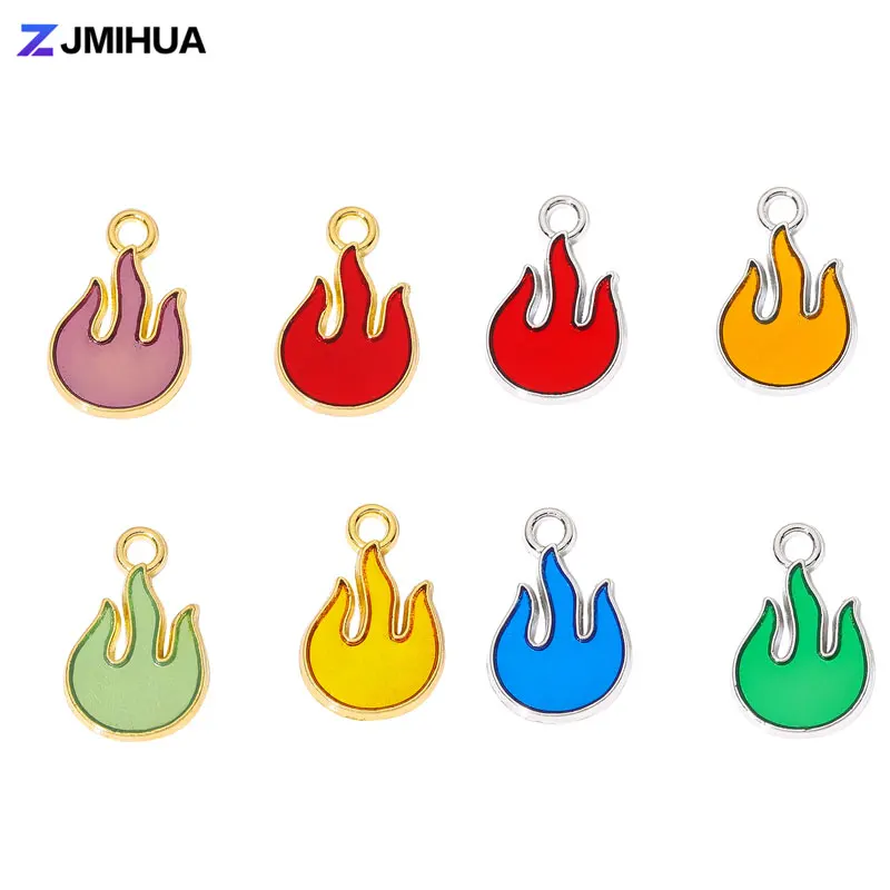 15pcs/lot Enamel Flame Charms For Jewelry Making Women Pendants Earrings Necklaces Bracelets DIY Handmade Findings Accessories 
15pcs/lot Enamel Flame Charms For Jewelry Making Women Pendants Earrings Necklaces Bracelets DIY Handmade Findings Accessories