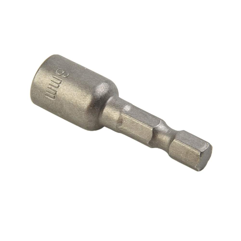Power Tools Socket Adapter Nut Driver Quick Release Set 8mm Fits Power Drills Grey Hex Shank Length 42mm Magnetic
Power Tools Socket Adapter Nut Driver Quick Release Set 8mm Fits Power Drills Grey Hex Shank Length 42mm Magnetic