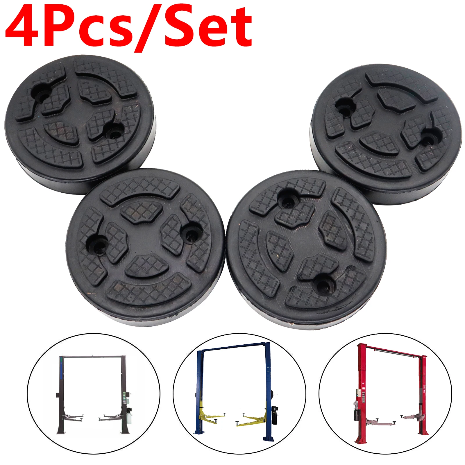 4pcs Jack Pad 115mm Diameter Lift Rubber Pad Frame Rail Adapter For Pinch Weld Side lifter Jacks Automotive 2-Post Car Lift Jack
4pcs Jack Pad 115mm Diameter Lift Rubber Pad Frame Rail Adapter For Pinch Weld Side lifter Jacks Automotive 2-Post Car Lift Jack