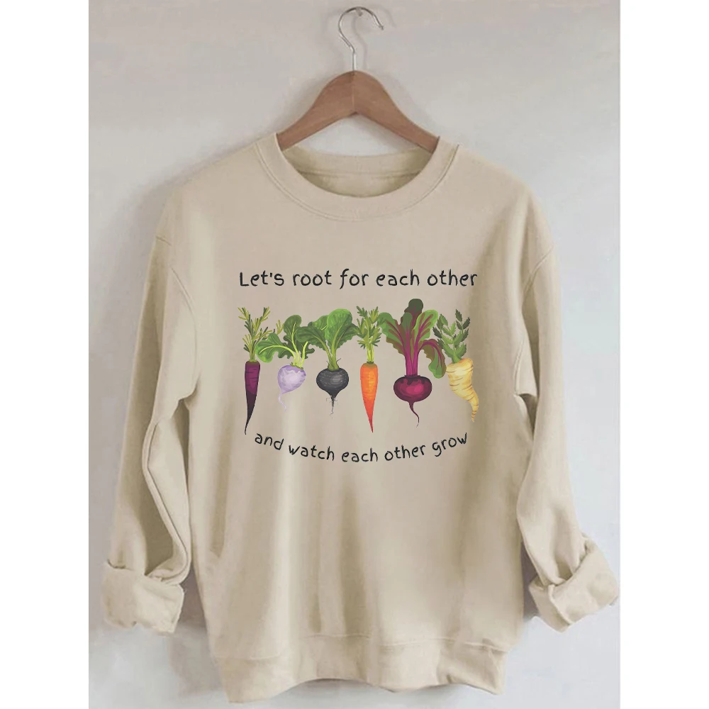 Rheaclots Women's Let's Root for Each Other And Watch Each Other Grow Printed Cotton Female Cute Long Sleeves Sweatshirt
Rheaclots Women's Let's Root for Each Other And Watch Each Other Grow Printed Cotton Female Cute Long Sleeves Sweatshirt
