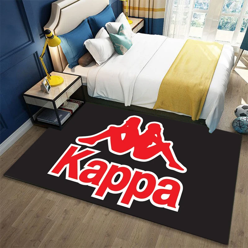 

Fashion K-Kappa logo printed carpet, living room and bedroom decorative carpet, kitchen and bathroom non slip floor mat,door mat