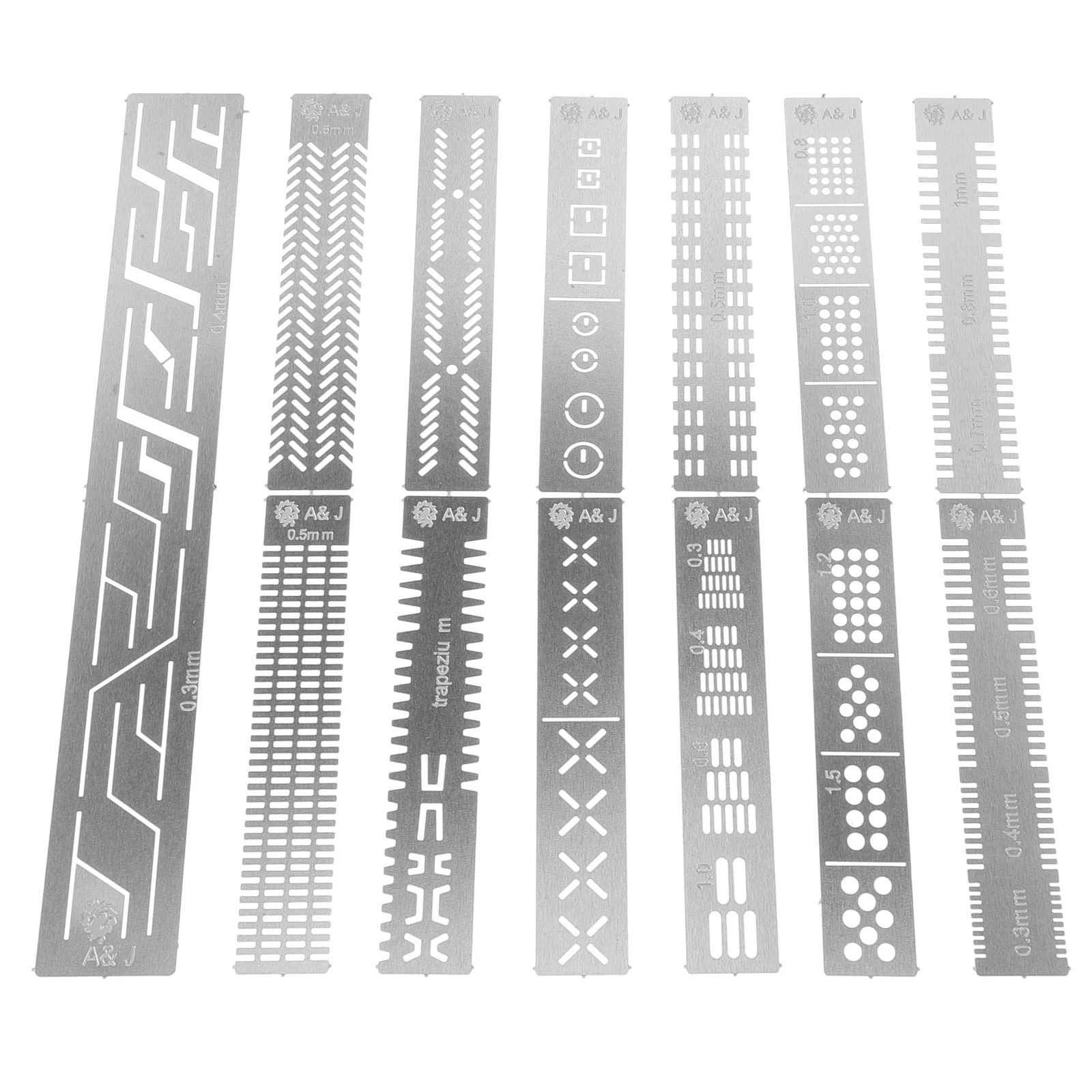 

Auxiliary Ruler for Action Figure Hobby Model Craft Stainless Steel Ruler Detail Maker Scribe line Ruler