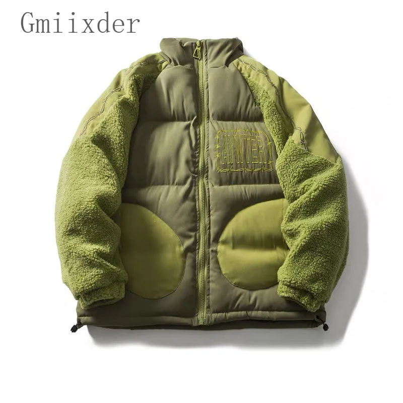 American Retro Cashmere Padded Jacket Men Women's Trend Versatile Streetwear Parkas Winter Thickened Warm Bread Coat
American Retro Cashmere Padded Jacket Men Women's Trend Versatile Streetwear Parkas Winter Thickened Warm Bread Coat
